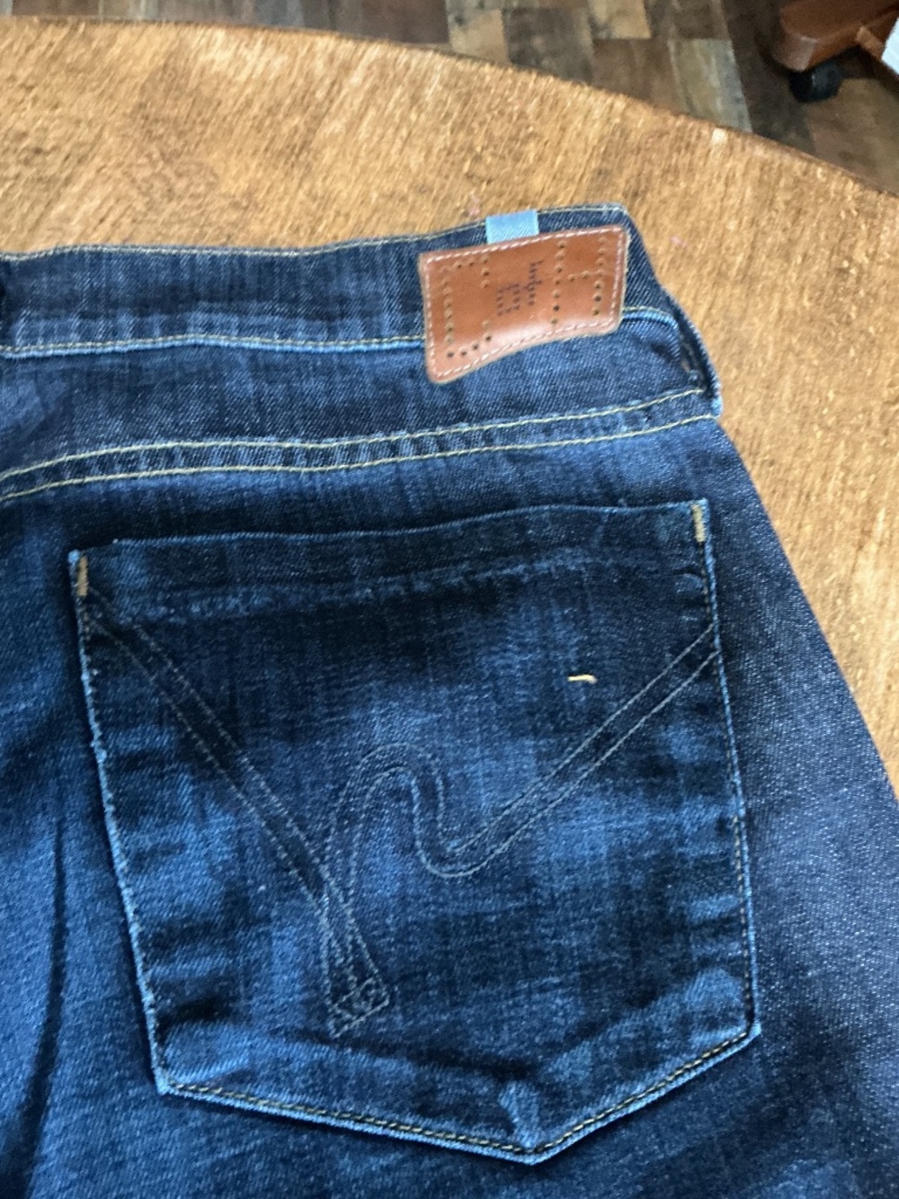 AVA Low Rise Straight Leg CofH Jeans